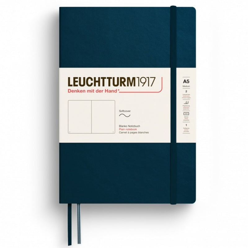 CAIET A5 VELIN COPERTA FLEXIBILA ALBASTRU MARIN LEUCHTTURM CAIET A5 VELIN COPERTA FLEXIBILA ALBASTRU MARIN LEUCHTTURM